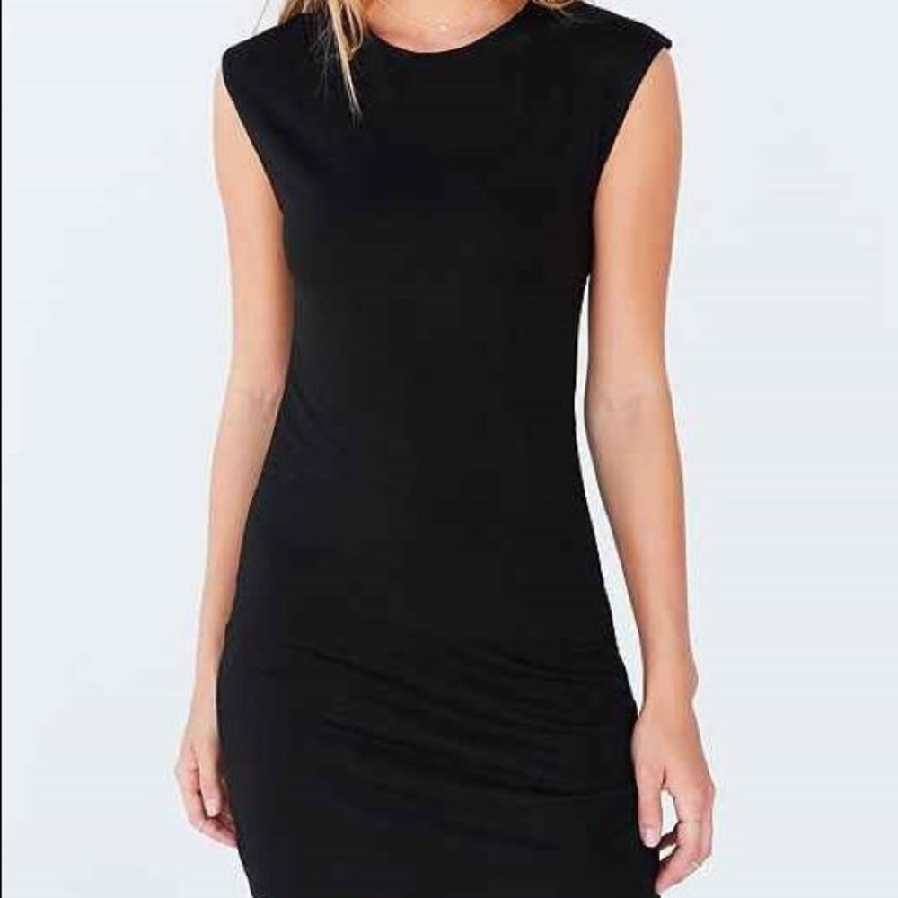Black muscle T-shirt Dress